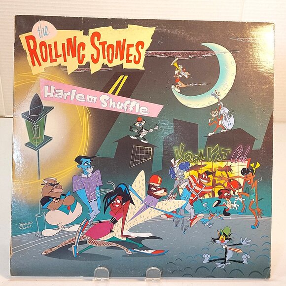The Rolling Stones ~ Harlem Shuffle (45RPM Vinyl 12inch, 1986) - Picture 1 of 4